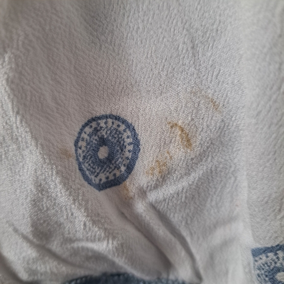 Free People Blue and White Lace Bodysuit - Picture 8 of 9